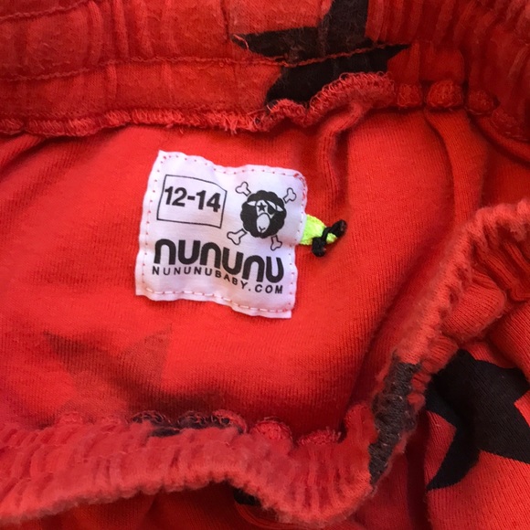 NUNUNU Kids Stars Baggy Sweatpants - Picture 4 of 5